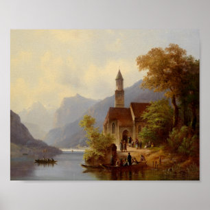 Affiche En route pour la messe du dimanche