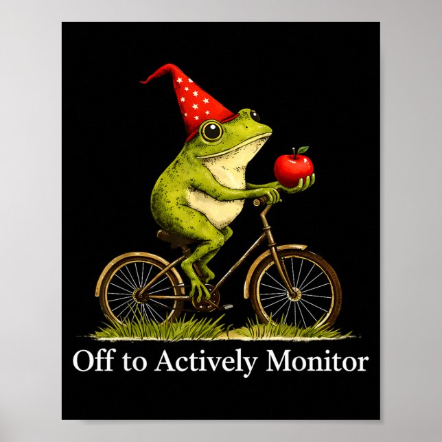 Affiche En route pour surveiller activement un professeur  (Devant)