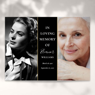 Affiche En souvenir affectueux hier et aujourd'hui 2 mémor