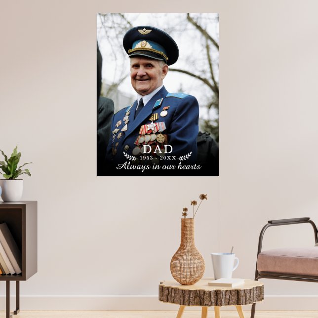 Affiche En Souvenir Affectueux | Mémorial Photo Funéraire (Salon 3)