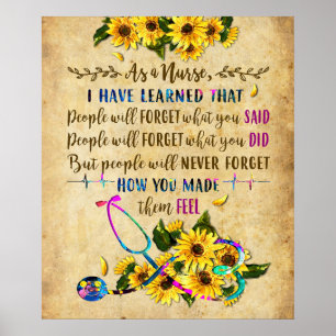 Affiche En Tant Qu'Infirmière Inspiration Et Motivation