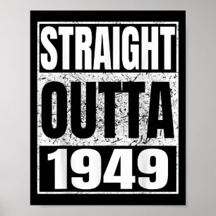 Affiche En-Tête 1949 Année Clique Naissance De L'Anniversa