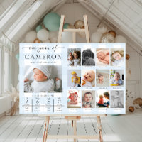 En vichy bleu Premier anniversaire de la photo Jal