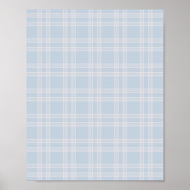 Affiche En vichy Pastel Blue (Devant)
