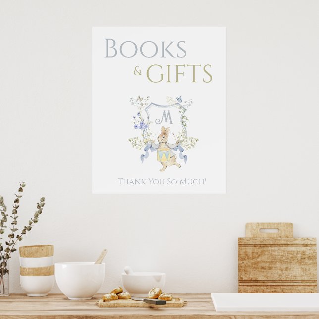 Affiche en vichy Pierre le lapin Baby Books Cadeaux (Cuisine)