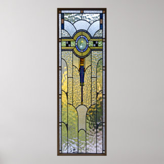 affiche en vitrail art déco | DE 8,99