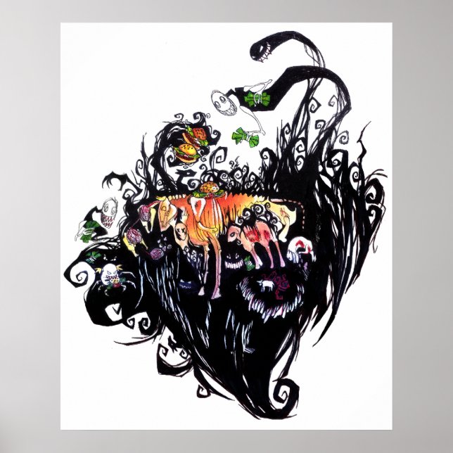 Affiche Encéphalopathie spongiforme bovine (Devant)