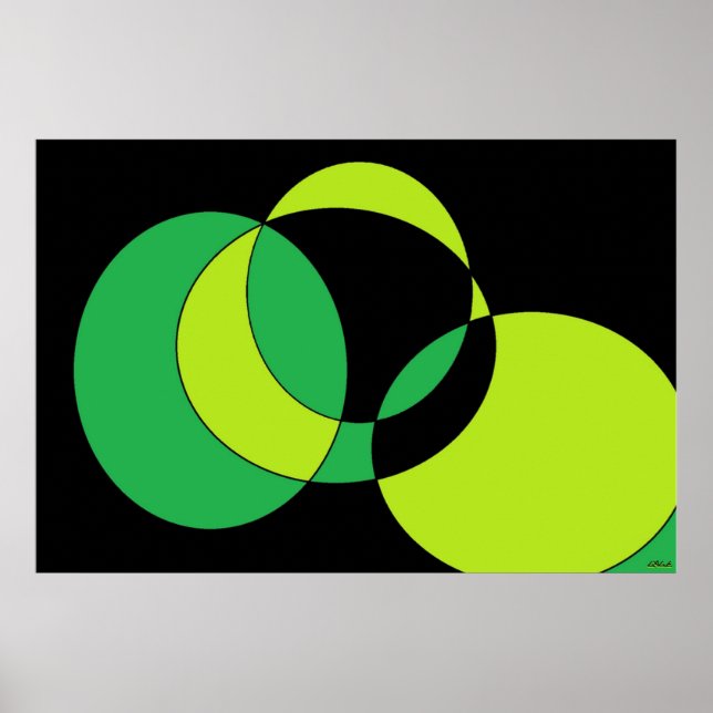 Affiche Encerclé - Ken Gage Art (Devant)
