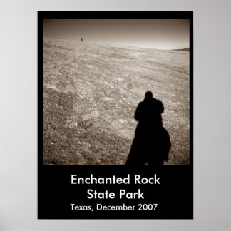 Affiche Enchanted Rock State Park, Tx