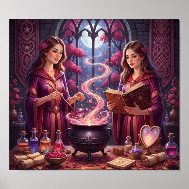 Affiche EnchantedRosePotion (Devant)