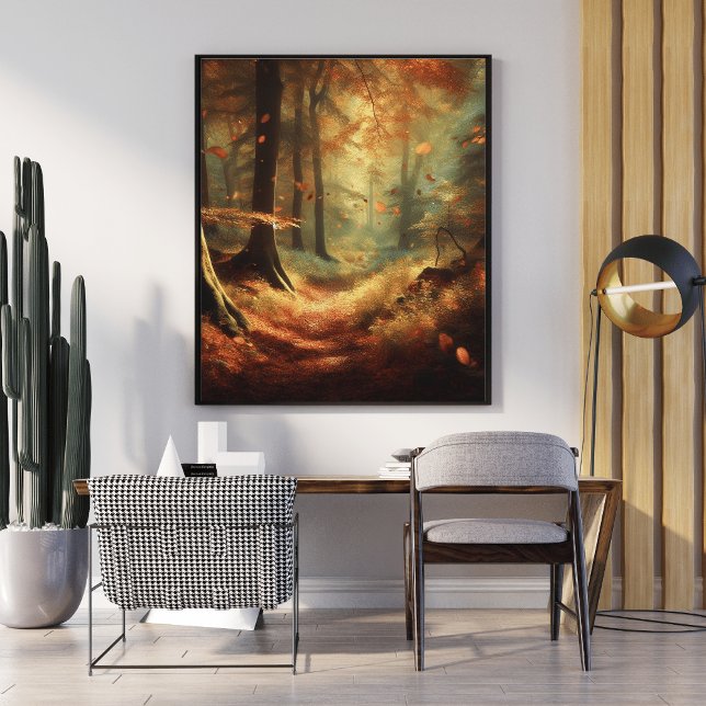 Affiche Enchantement d'automne : Forêt mystique (Créateur téléchargé)