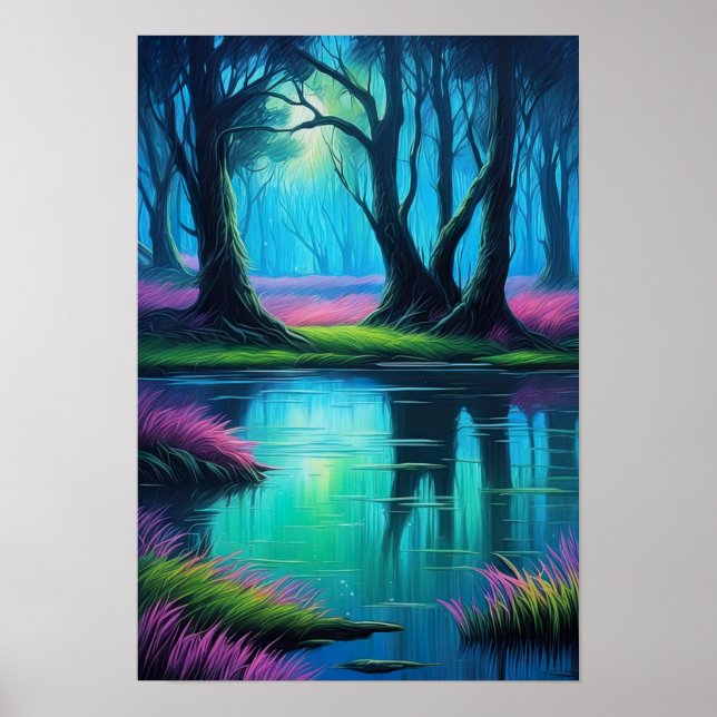 Affiche Enchantement Lune, Whispers du soir (Devant)