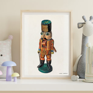 Affiche Enchanter Vintage Nutcracker par Mina Lowry