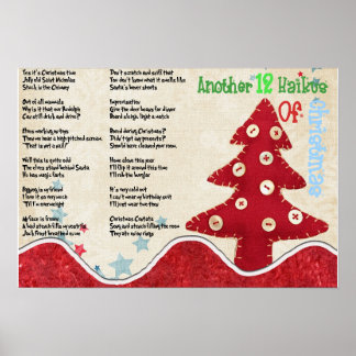 Affiche Encore 12 Haikus De Noël