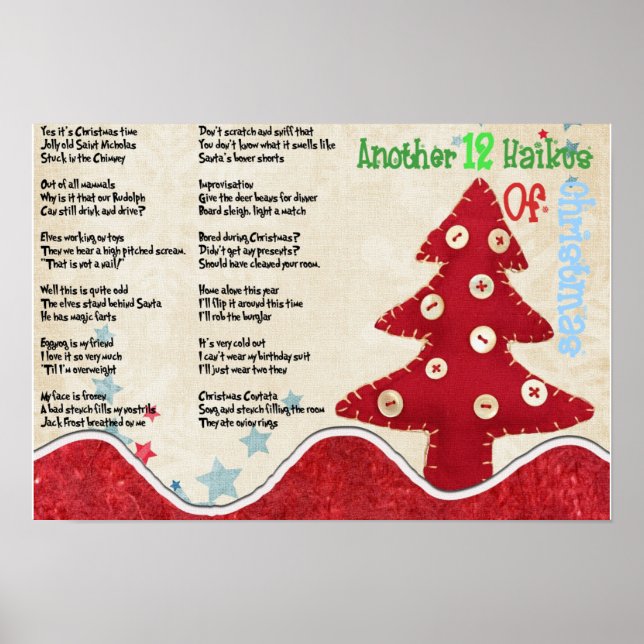 Affiche Encore 12 Haikus De Noël (Devant)