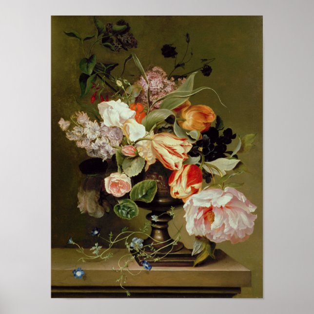 Affiche Encore la vie avec des fleurs (Devant)