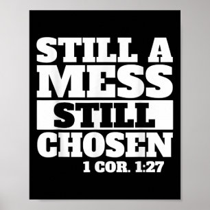 Affiche Encore Un Mess Encore Choisi Bible Verse Christian