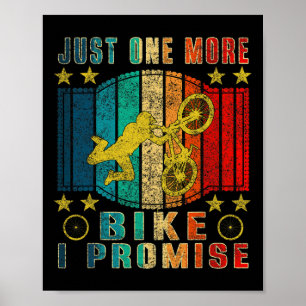 Affiche Encore un vélo drôle vintage VTT