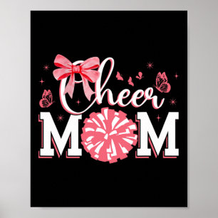 Affiche Encourage Maman Équipe De Cheerleaders Cheerleadin
