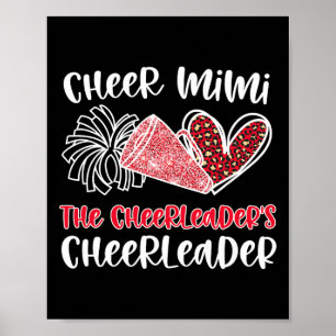Affiche Encourage Mimi Cheerleader Mimi Grand-mère d'une m