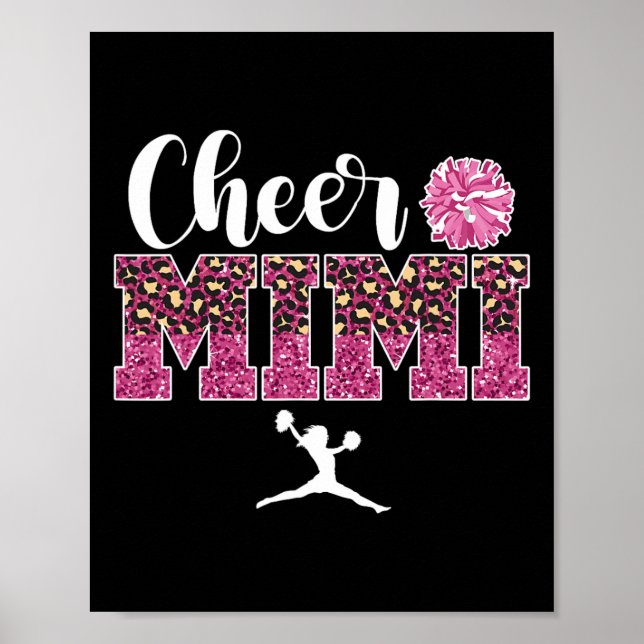 Affiche Encourage Mimi d'une meneuse de claque Mimi Fière  (Devant)