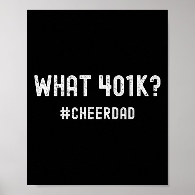 Affiche Encourage Papa Cheerleading 401k  (Devant)