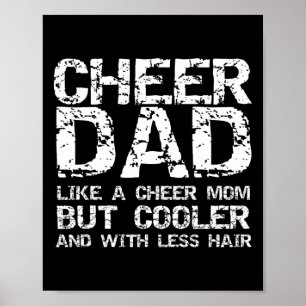 Affiche Encourage Papa Comme Une Cheer Maman Mais Plus Coo