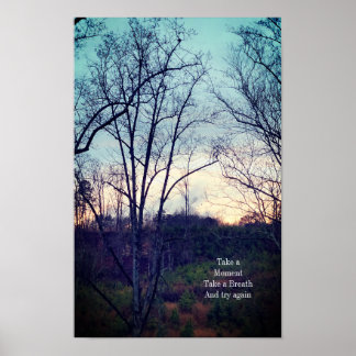 Affiche encourageante et motivante