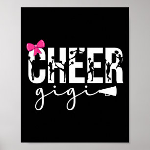 Affiche Encourager Gigi Arc Encourager Gigi D'une Pom-Pom