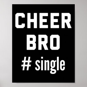 Affiche Encourageur Frère Unique Cheerleader Petit Frère D