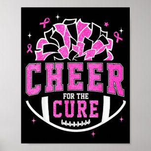 Affiche Encouragez la pom-pom girl de la sensibilisation a