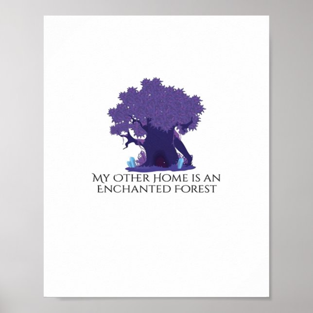 Affiche Encre de Whimsigoth - Forêts mystiques, Lunes et M (Devant)