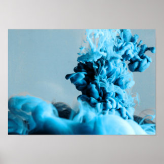 Affiche Encre liquide dans l'eau série 2