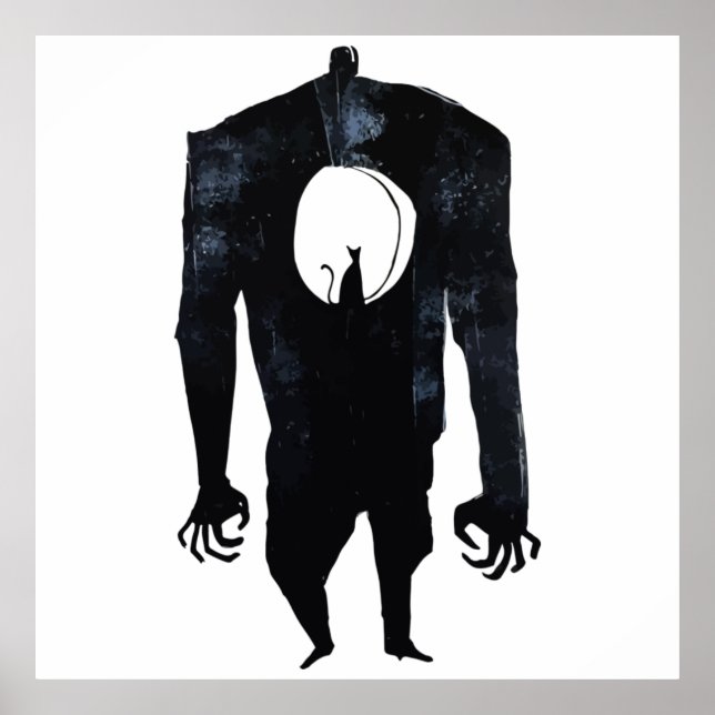 Affiche Encre Talking Imaginaire V06 Un chat de l'enfer (Devant)