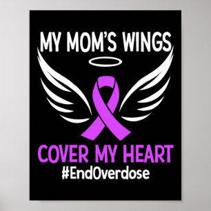 Affiche End Overdose Les Ailes de ma mère couvrent mon cœu