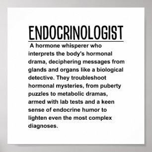 Affiche Endocrinologue