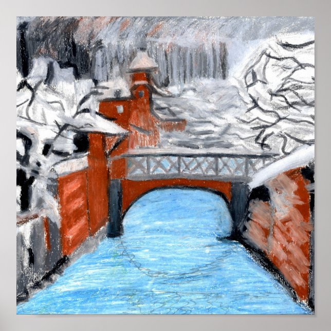 Affiche Endroit de neige (Devant)