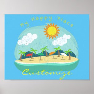 Affiche Endroit heureux Thunder_Cove de plage