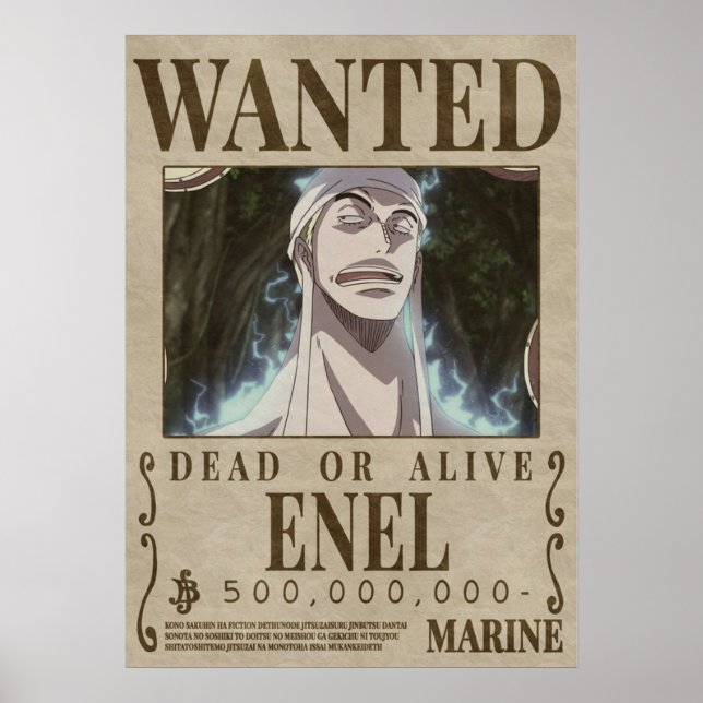 Affiche Enel Recherché d'une pièce (Devant)
