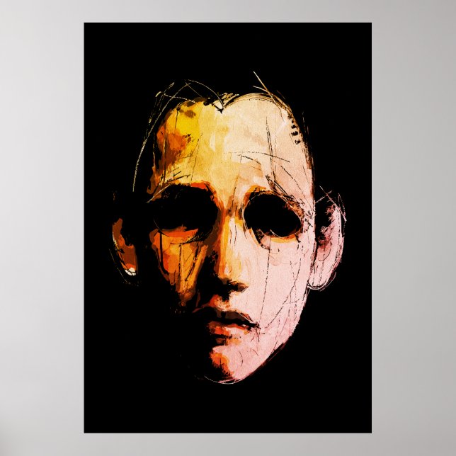 Affiche Énergie Abstraite Dynamique – Expression Moderne (Devant)