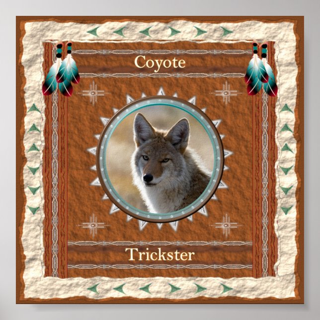 Affiche Énergie de Coyote Trickster  (Devant)