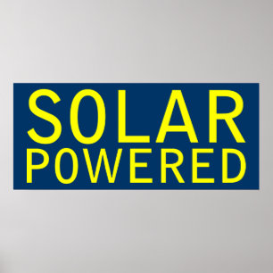 Affiche énergie solaire