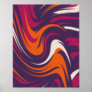 Affiche Énergies - Couleurs en mouvement constant