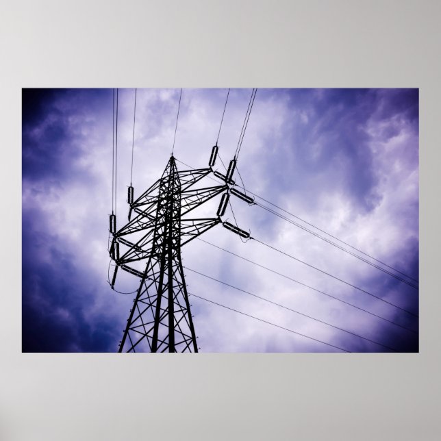 Affiche Energy: Electricity Transmission Tower (Devant)