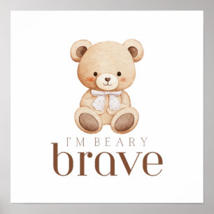 Affiche enfance très courageuse cancer malade enfants mign