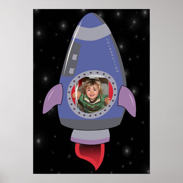 Affiche Enfant à Rocket Ship Space Travel Room (Devant)