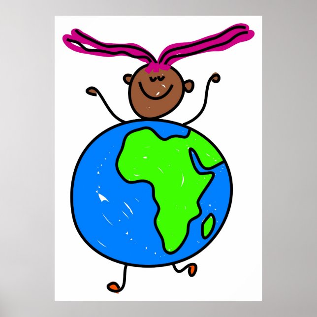 Affiche Enfant africain (Devant)