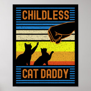 Affiche Enfant Chat Daddy 2024 Pour Président