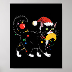 Affiche Enfant Chat de Noël Lady Trump Hair Vote Kamal