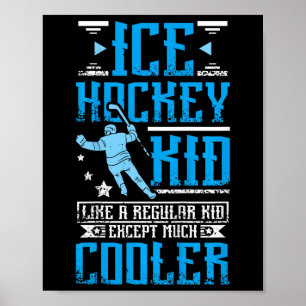 Affiche Enfant cool de hockey sur glace